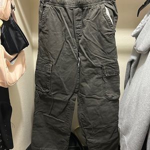 boys dark green cargos